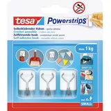 Tesa Powerstrips Klebehaken für max. 1,0 kg, 3 St.