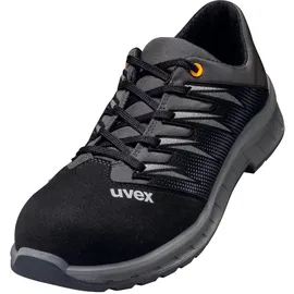 Uvex Halbschuhe 2 trend S2 schwarz grau Weite 12 Gr. 45