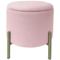 Echtwerk Hocker mit Stauraum 36 x 40 x 36 cm Rosa