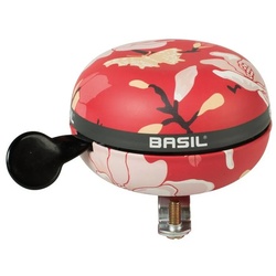 Basil Fahrradklingel Ding-Dong Glocke Magnolia poppy red, Ø 80mm rot