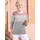 Classic Basics 3/4-Arm-Shirt CLASSIC BASICS "3/4-Arm-Shirt", Damen, Gr. 52, rot (rosenholz, grau, geringelt), 100% Baumwolle, gemustert, gestreift, mehrfarbig, Rundhals, Shirts 3/4-Arm-Shirt