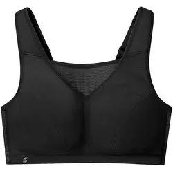 GLAMORISE Elite Sport-Bustier mit bestem Halt - Schwarz Unterwäsche   Damen 