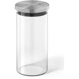 Zack CUNDO 1,1 Liter Borosilikatglas Edelstahldeckel Frischhaltedose