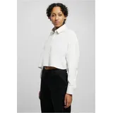 URBAN CLASSICS Cropped Oversize Bluse White L