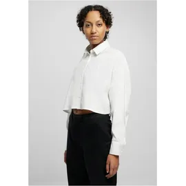 URBAN CLASSICS Cropped Oversize Bluse White L