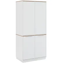 Vicco Kleiderschrank Betti 82 x 179 x 50 cm Weiß