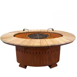Badeko Grill-/Feuerstelle „Modell Karlsruhe“ in Edelrostoptik