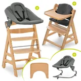 hauck Alpha Move Newborn Set - Hochstuhl + 2in1 in beige,grau | Gr.: onesize