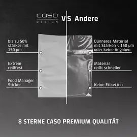 CASO Design 1201 Vakuumbeutel 50 St.