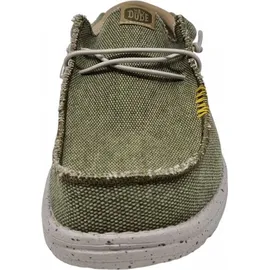 HEYDUDE Hey Dude Wally Coastline Jute Olive Canvas