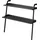 Yamazaki 5046 FRAME Kids Leaning Shoe Rack, black, Steel/ABS Resin/Silicone, 50 x 22 x 48 cm