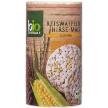 Waffeln biozentrale Bio knusper Reiswaffeln Hirse Mais Glutenfrei 100g