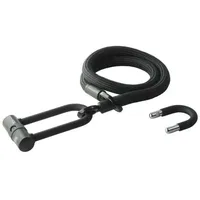 tex-lock Eyelet U/x-lock Bügelschloss Schwarz Kabelschloss