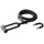 tex-lock Eyelet U/x-lock Bügelschloss Schwarz Kabelschloss