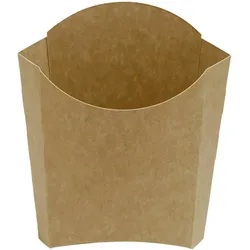 1000x Pommes Tasche Kraftpapier, braun