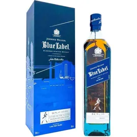 Johnnie Walker Blue Label Cities of the Future Berlin 2220 Blended Scotch 40% vol 0,7 l Geschenkbox