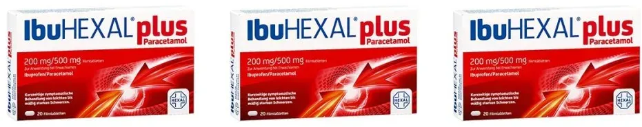 Ibuhexal Plus Paracetamol 200 Mg/500 Mg Filmtabletten