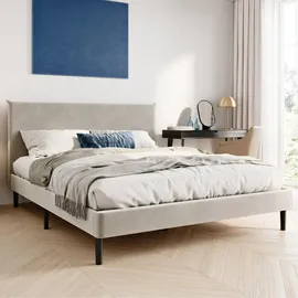 home collective Polsterbett 160 x 200 cm Beige