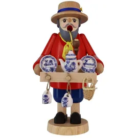 Erzgebirgische Volkskunst Richard Glässer GmbH Räuchermann Erzgebirge Richard Glässer GmbH Räuchermännchen Porzellanhändler, 26222