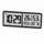 Miraval Funk-Wanduhr mit Thermo-/Hygrometer Schwarz