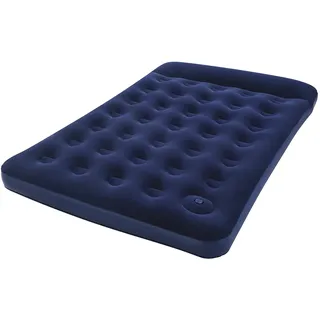 Moulage Général Méridional Pavillo aufblasbares Doppel-Luftbett "Blue Horizon Step" für zwei Personen mit Fußpumpe 191x137x28 cm