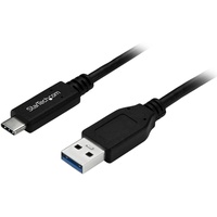 Startech USB 3.0 Kabel USB-C 3.0 [Stecker]/USB-A 3.0 [Stecker] schwarz, 1m (USB315AC1M)