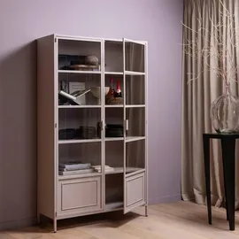 Woood Vitrine Ronja 110 x 43 x 189 cm Rosa/Pink