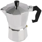KOLHGNSE Mini Heizplatte, Mokkakanne & Elektrische Heizplatte mit Stecker 500W 3 Tassen Espressomaschine Cappuccino Mokka für Cafés, Buffets, Büros