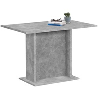 Tisch Esszimmertisch Küchentisch Säulentisch Beton grau Nb. 110 x 70 cm FMD