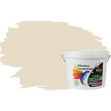 RyFo Colors Fassadenfarbe Silikonharz Fassadenfarbe Vanillegelb 3l, 1 L ca. 6 m2, Wasserabweisend, diffusionsfähig, schützt vor Schmutz, Algen, Pilzen gelb