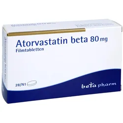 Atorvastatin beta 80 mg Filmtabletten 28 St