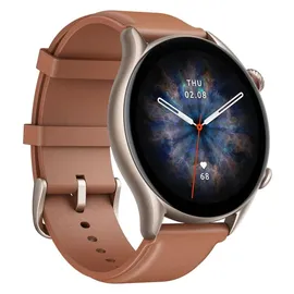 Amazfit GTR 3 Pro brown leather