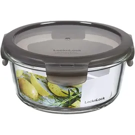 Lock & Lock Teedose rund transparent 15,5 x 7,5 cm 0,65 l