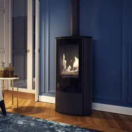 Kratki Kaminofen AB Ø 100/150 Stahl Schwarz