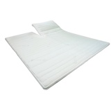 AM Qualitätsmatratzen | Split Topper Gelschaum | 200x220 cm | 6 cm Höhe | Matratzentopper | 200/220 | Gelschaum Topper