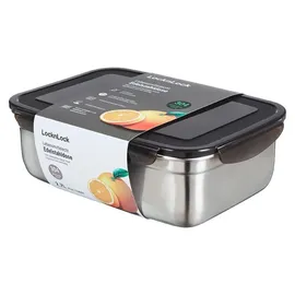 Lock & Lock Vorratsdose rechteckig silber 26,5 x 18,5 x 8,5 cm 2,7 l