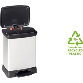 Curver Deco Bin 30 l Silber