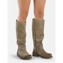 felmini wide fit Stiefel Stiefel Leder | Grau 36