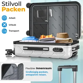 Kesser 4-Rollen 75 cm / 120 l weiß