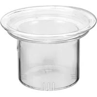 VICASKY Glas Teefilter Ersatz für Teekanne Abnehmbarer Siebeinsatz für Losen Tee Langlebiger Teesieb aus Hitzebeständigem Glas Einfache Reinigung Geeignet für Zuhause und Geschenk