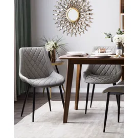 Beliani Esszimmerstuhl 2er Set MARIBEL