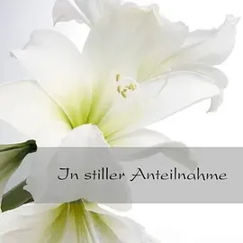 Sigel Trauerkarten weiße Amaryllis DS006 DIN A6, 10 St.