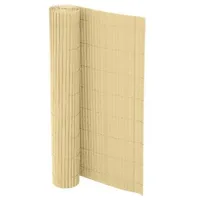 Ribelli Sichtschutzmatte Zaunsichtschutz PVC ca. 1,2 x 4m bambus - B-Ware neuwertig
