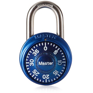 Master Lock 1533EURD Voreingestelltes Kombinations-Vorhängeschloss, Zufällige Farbe, 5,7 x 4 x 2,5 cm,