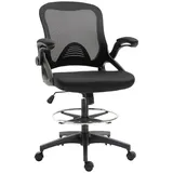 Vinsetto Mesh Ergonomischer Bürostuhl Schwarz