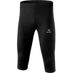ERIMA Herren Performance 3/4 Laufhose, Schwarz, XL