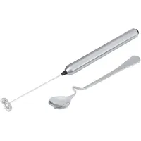 Elektrischer Milchaufschäumer Edelstahl rostfrei robustes Schaum des Latte Mini Mixer Rührwerk Mischer für Schaffen Schaum im Kaffee Cappuccino oder für Schmelzen Sie Staub in Flüssigkeiten ...