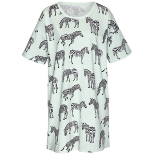 VIVANCE DREAMS Damen Sleepshirt mint-gemustert Gr.40/42