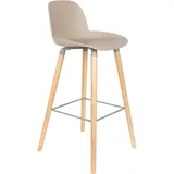 ZUIVER Albert Kuip Barhocker 75 cm Schwarz