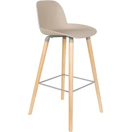 ZUIVER Albert Kuip Barhocker 75 cm Schwarz